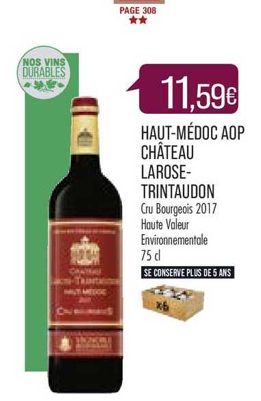 haut-médoc aop château larose-trintaudon