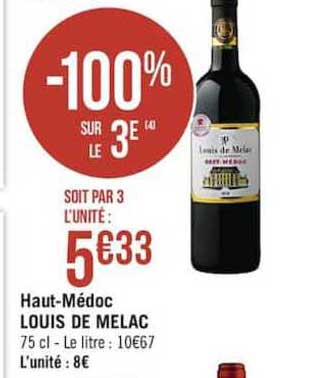 haut-médoc louis de melac