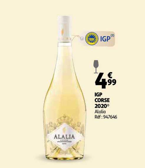 igp corse 2020 alalia