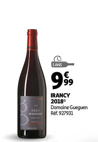 irancy 2018 domaine gueguen