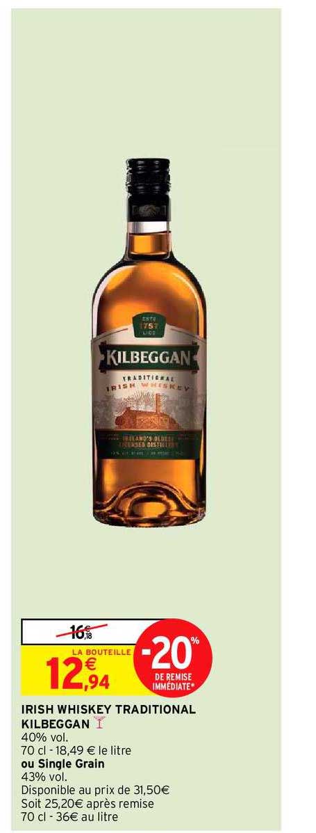 irish whiskey traditional kilbeggan