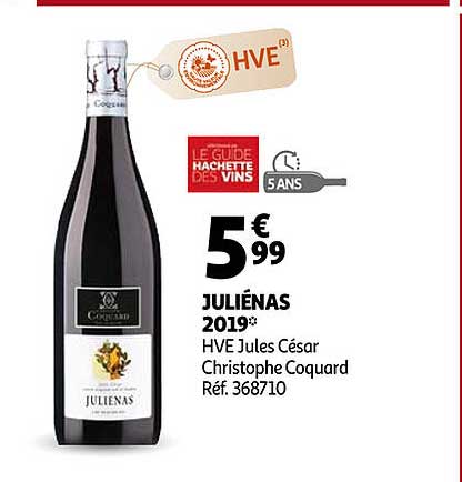 juliénas 2019 hve jules césar christophe coquard