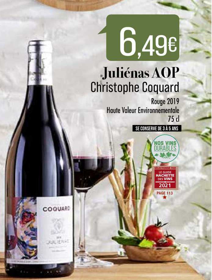 juliénas aop christophe coquard