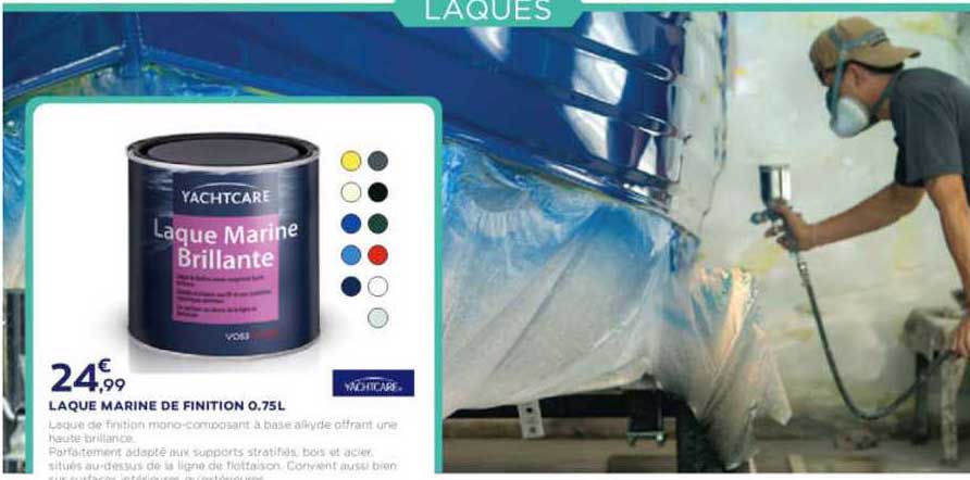 laque marine de finition yachtcare