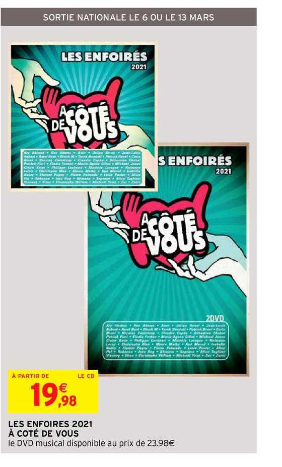 les enfoirés 2021 à coté de vous