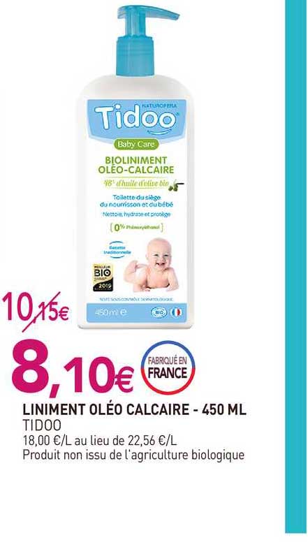 Liniment Oléo Calcaire - 450 Ml Tidoo