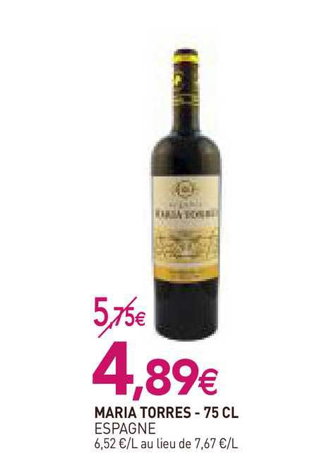 maria torres - 75 cl espagne