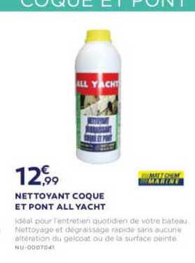 nettoyant coque et pont all yacht