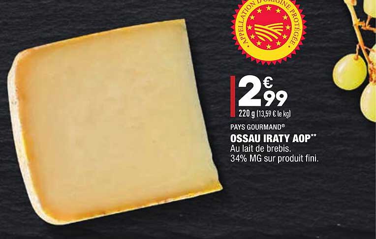 ossau iraty aop pays gourmand