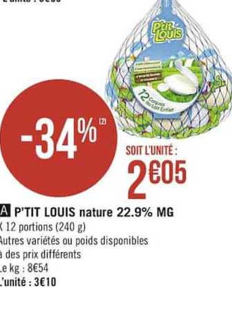 p'tit louis nature 22.9% mg