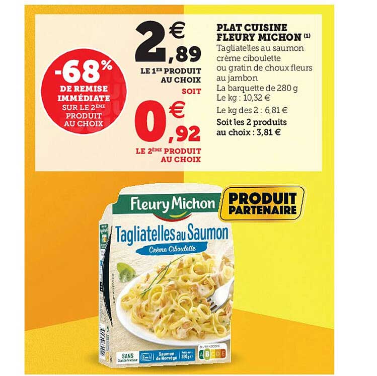 plat cuisiné fleury michon