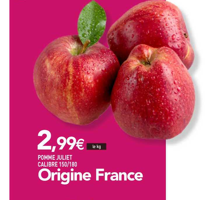 Pomme Juliet Calibre 150-180