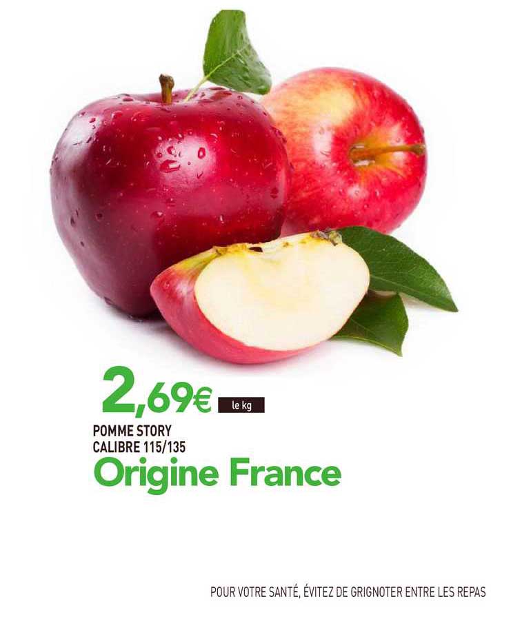 pomme story calibre 115-135