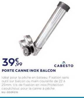 Porte Canne Inox Balcon