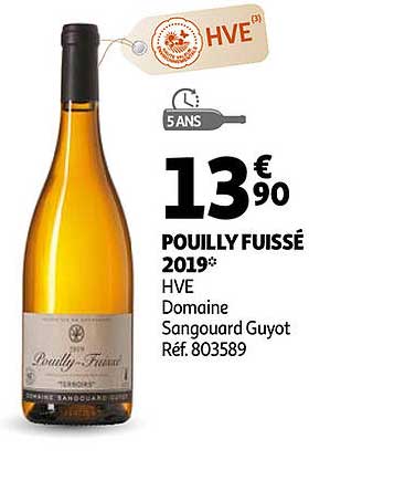 pouilly fuissé 2019 hve domaine sangouard guyot