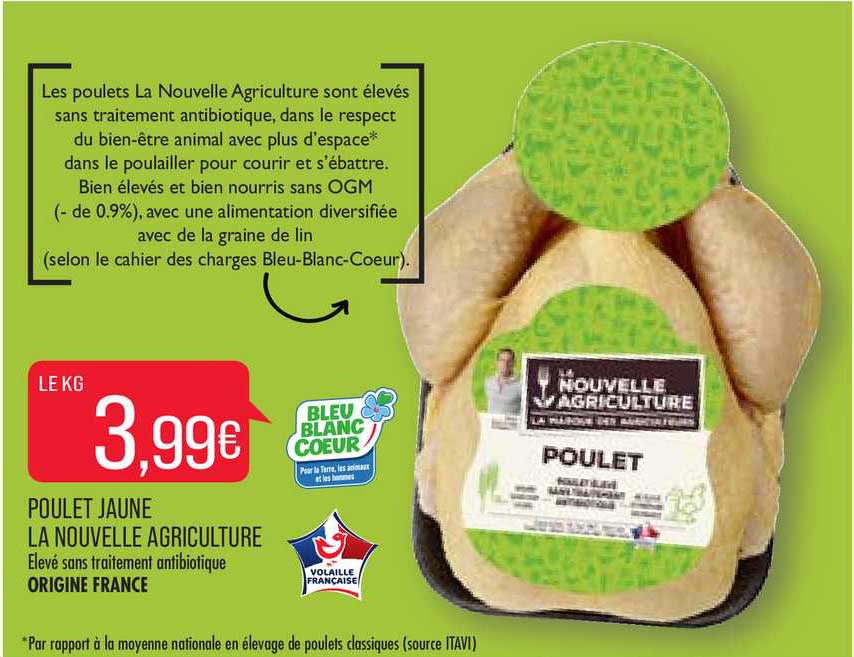 poulet jaune la nouvelle agriculture
