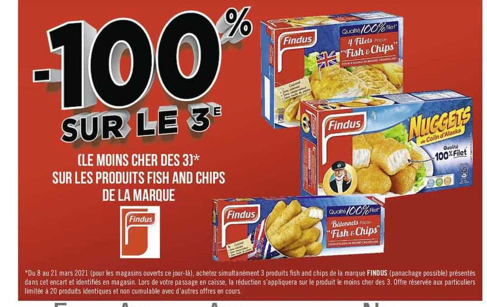 Produits Fish And Chips De La Marque Findus