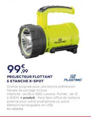 projecteur flottant & etanche x spot plastimo