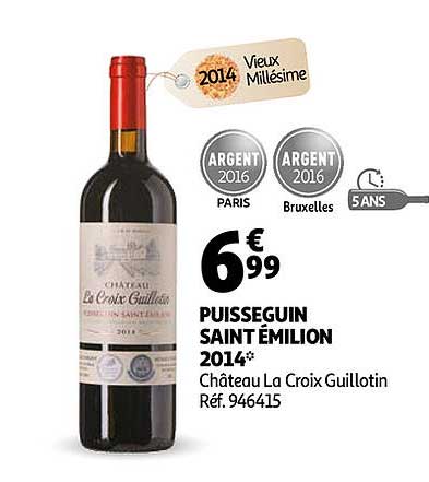 puisseguin saint émilion 2014 château la croix guillotin