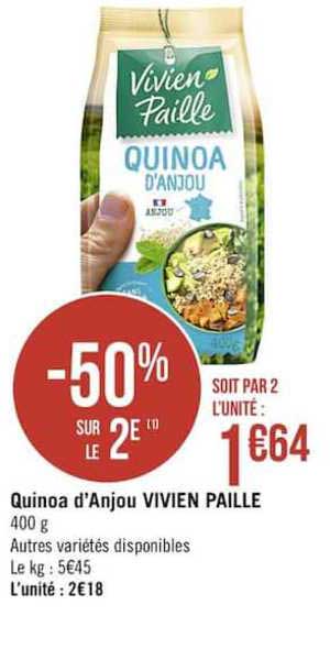 quinoa d'anjou vivien paille