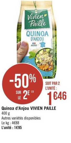 quinoa d'anjou vivien paille