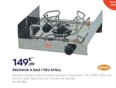 rechaud a gaz 1 feu atoll eno