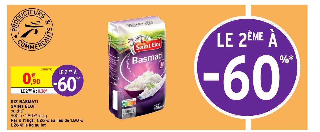 riz basmati saint éloi