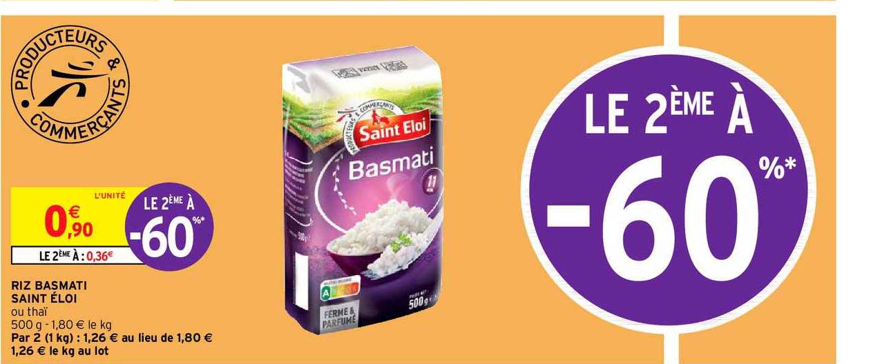 riz basmati saint éloi