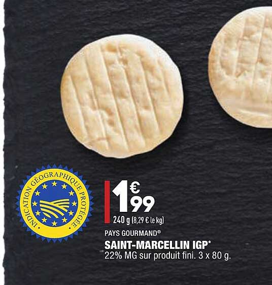 saint-marcellin igp pays gourmand