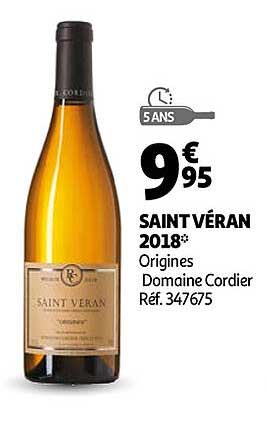 saint véran 2018 origines domaine cordier