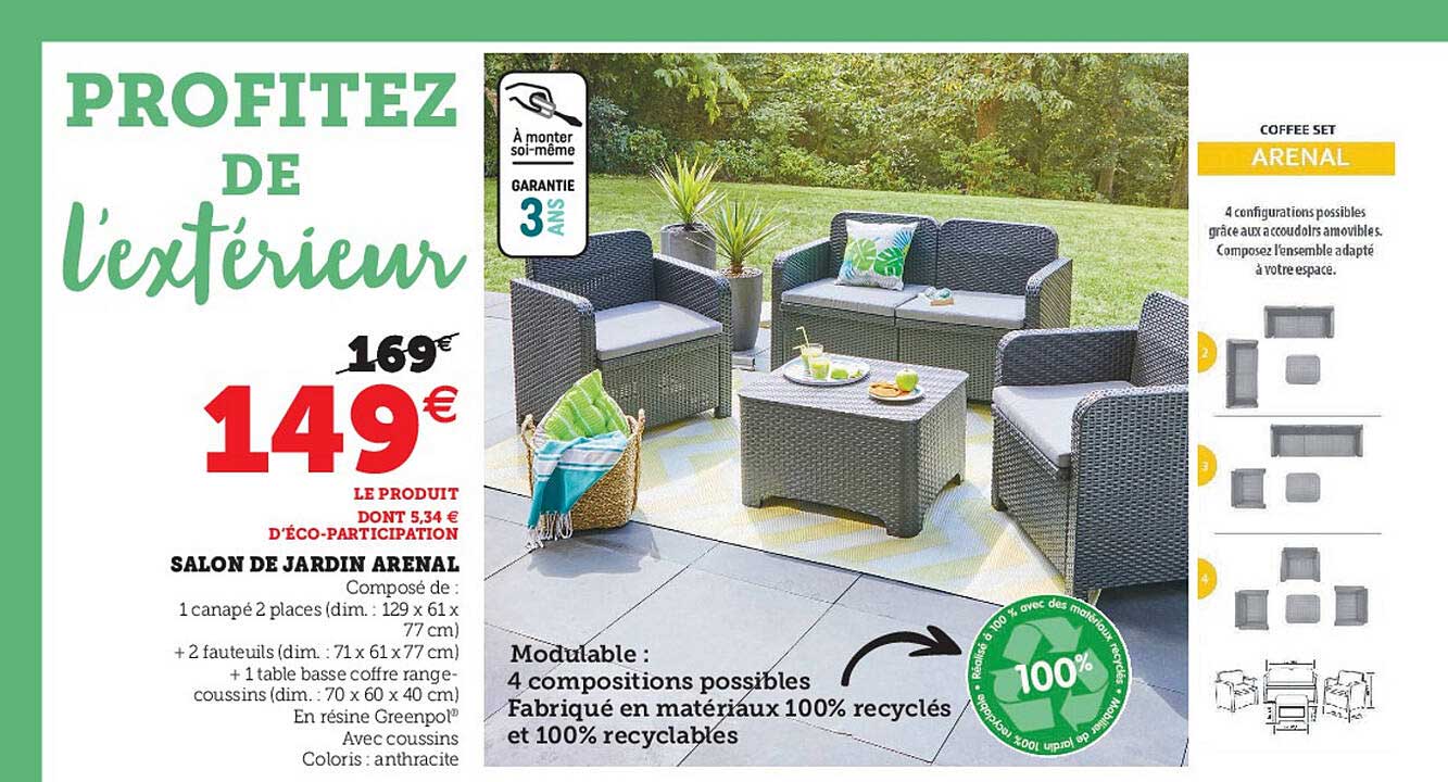 Salon De Jardin Arenal