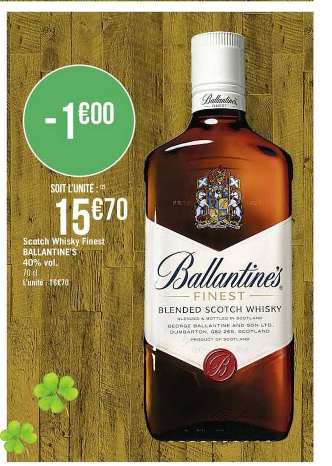 Scotch Whisky Finest Ballantine's