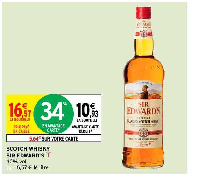 Scotch Whisky Sir Edward's