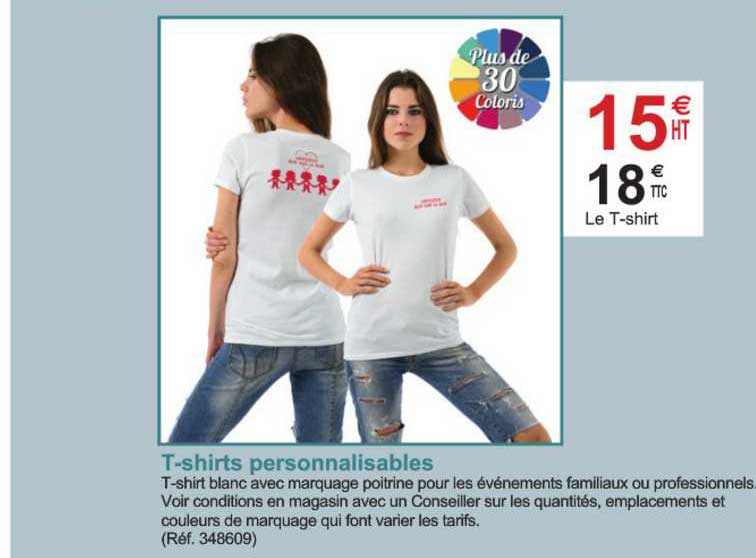t-shirts personnalisables
