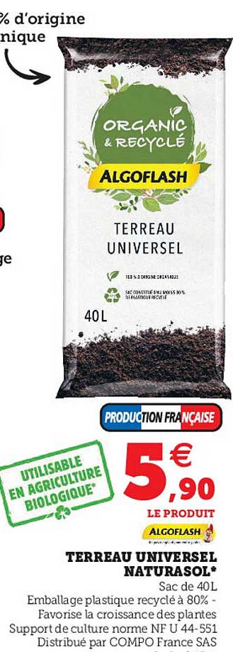 terreau universel naturasol