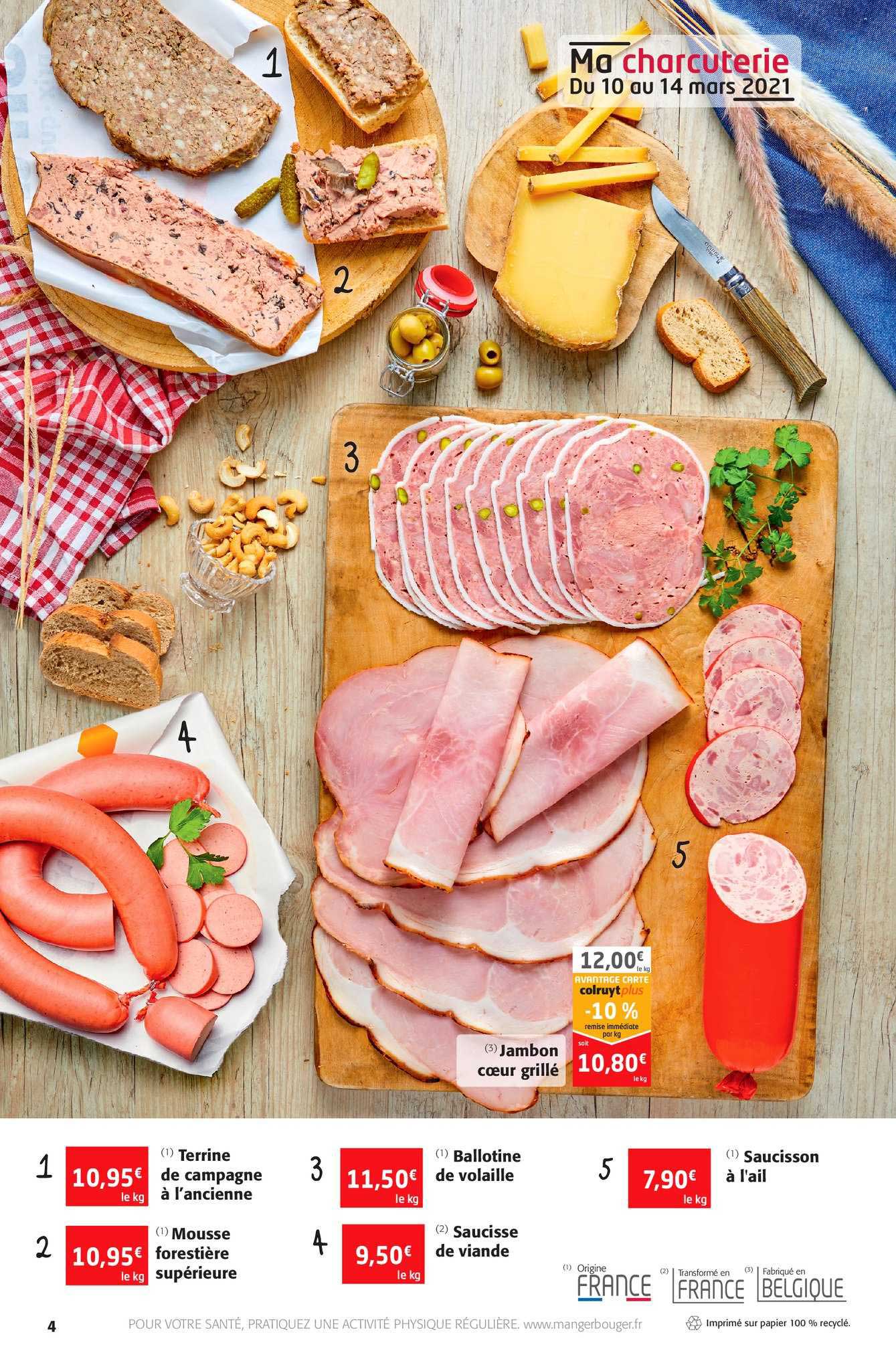 terrine de campagne à l'ancienne, mousse forestière supérieure, ballotine de volaille, saucisse de viande, saucisses à l'ail