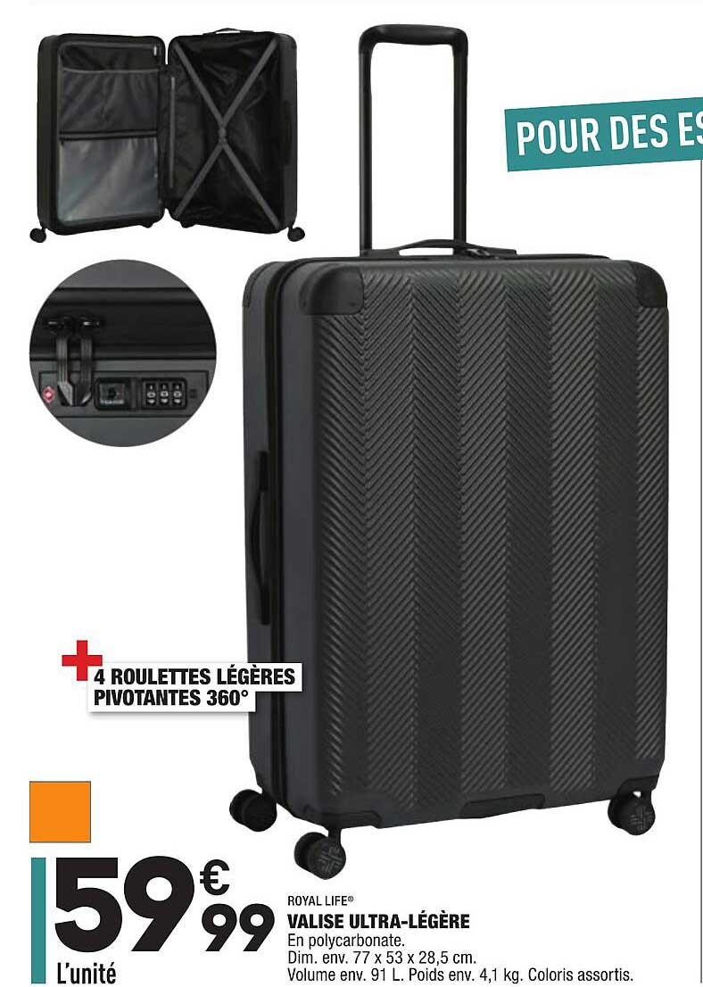 valise ultra-légère royal life