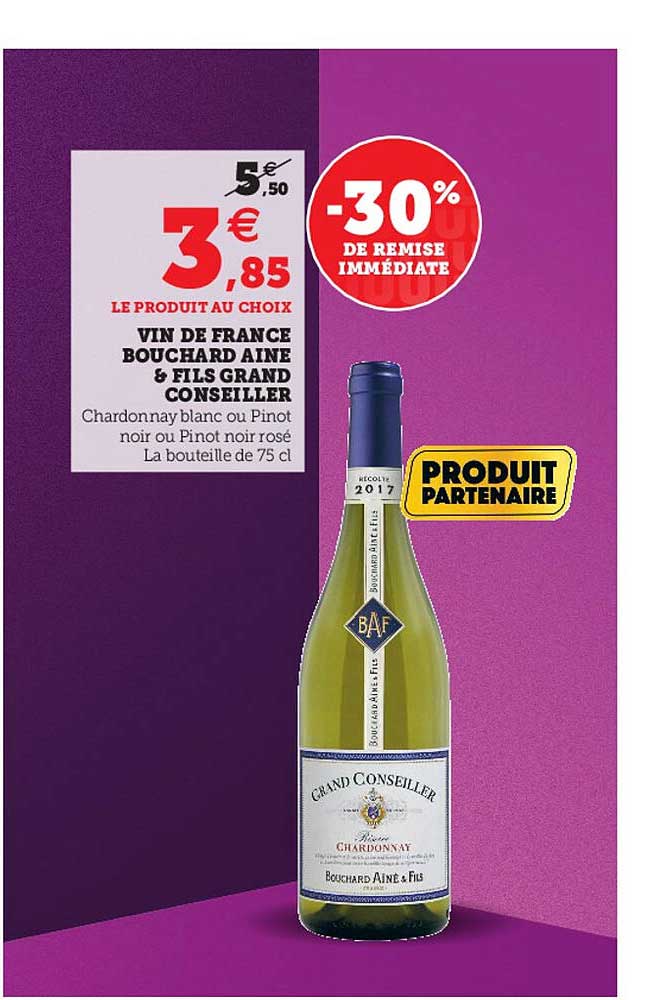 vin de france bouchard ainé & fils grand conseiller