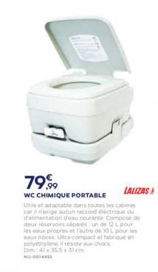 wc chimique portable