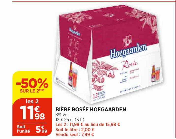 bière rosée hoegaarden