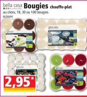 bougies chauffe-plat belle casa