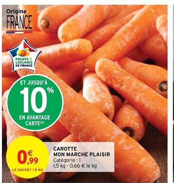 carotte mon marché plaisir