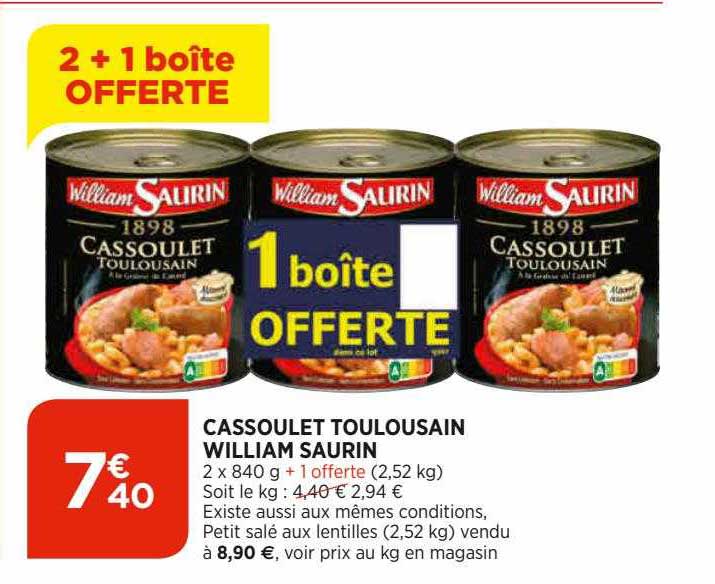 cassoulet toulousain william saurin