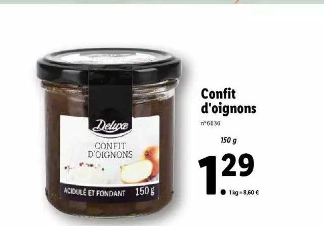 confit d'oignons deluxe