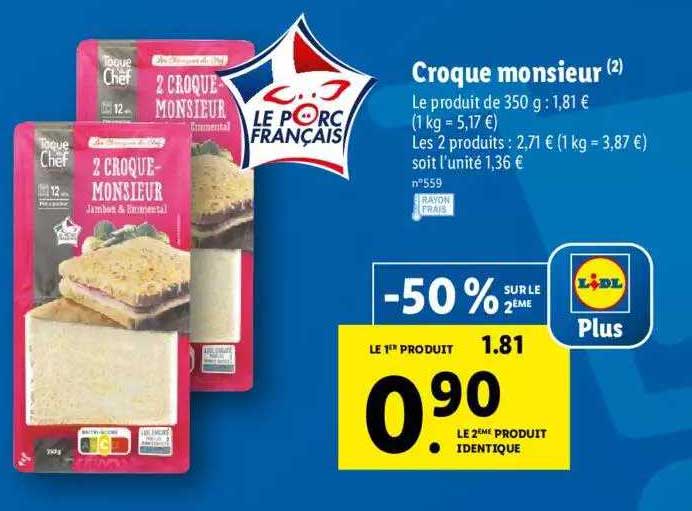 Croque Monsieur Toque Du Chef