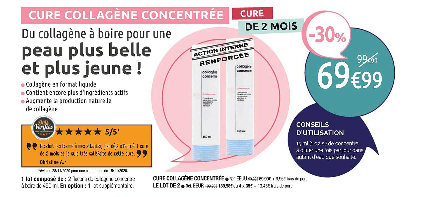 cure collagène concentrée
