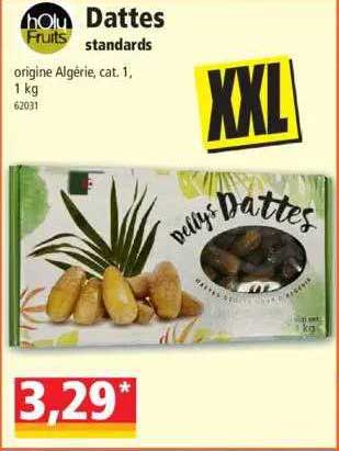 dattes standards holy fruits
