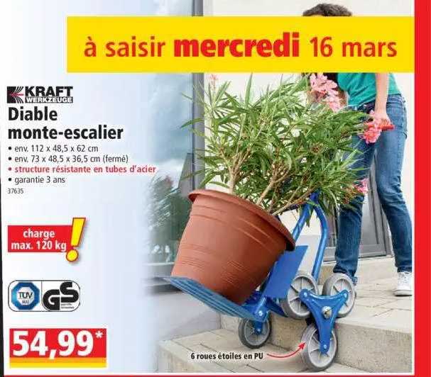 diable monte-escalier kraft werkzeuge