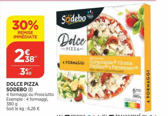 Dolce Pizza Sodebo