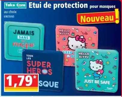 étui de protection pour masques take care